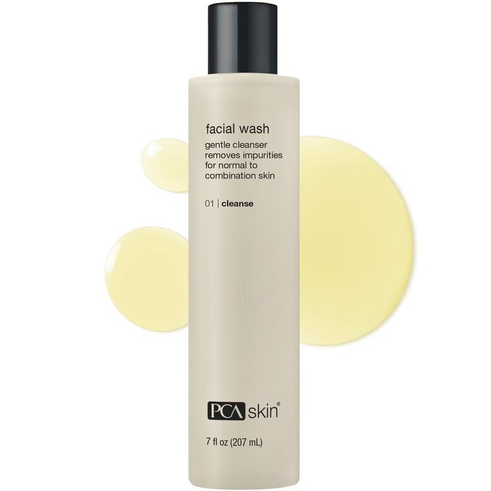 PCA Skin Facial Wash cleanser 7oz Aloe Makeup remover exfoliator  NEW